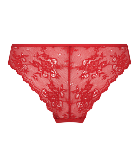 Brasile&ntilde;a Invisible Lace Back, Rojo
