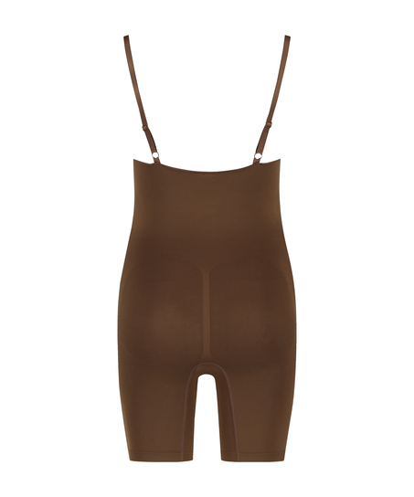 Bodi sin costuras para muslos m&aacute;s delgados, Rojo