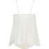 Babydoll Satin Mariah, Blanco