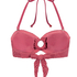 Top de bikini bandeau Lanai, Rosa