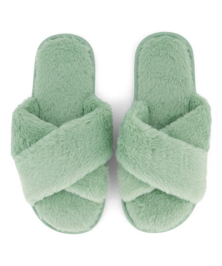 Pantuflas Lia, Verde