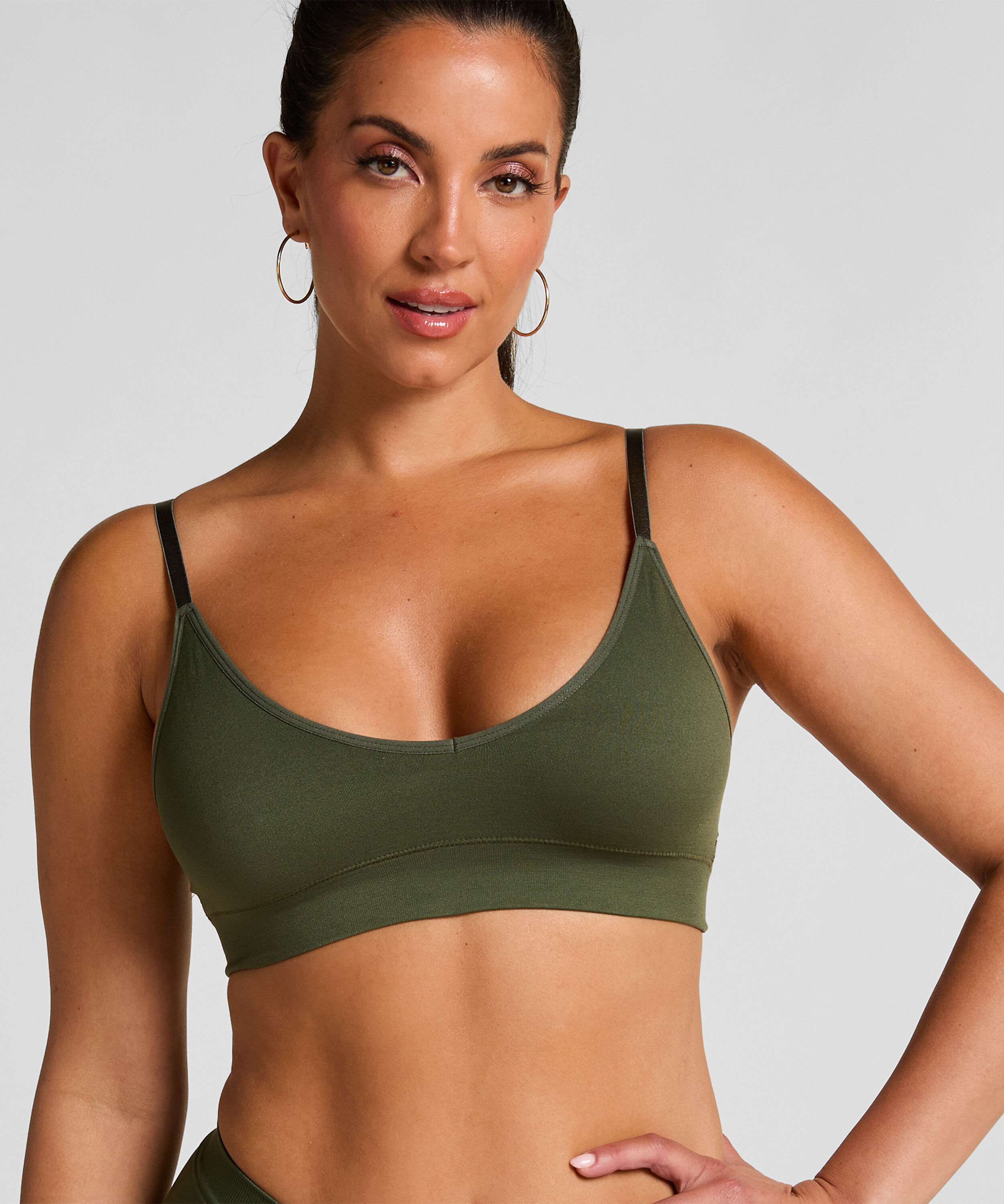 Bralette triangular Dide, Verde