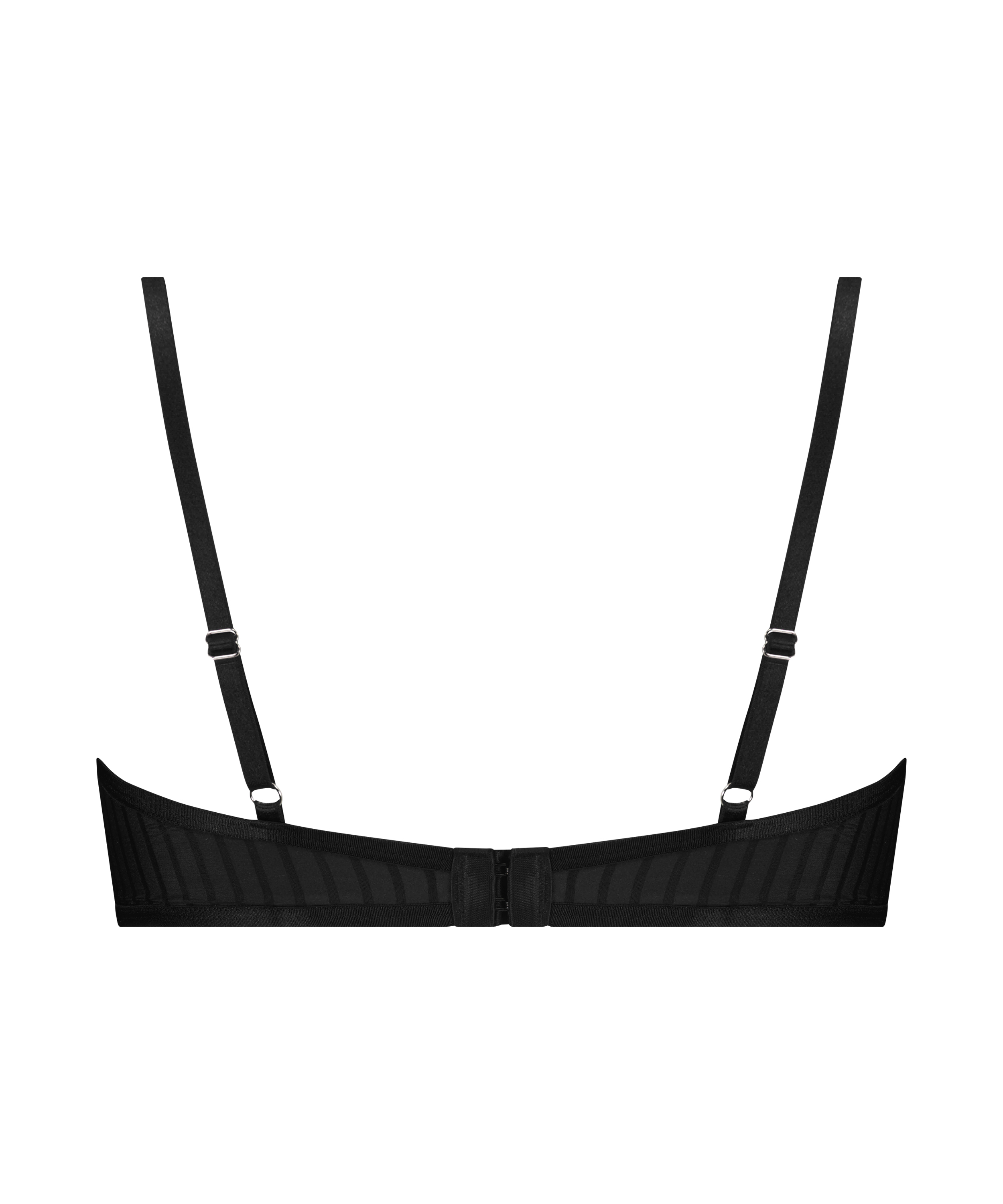 Sujetador de media copa con aros y preformado Dana, Negro, main