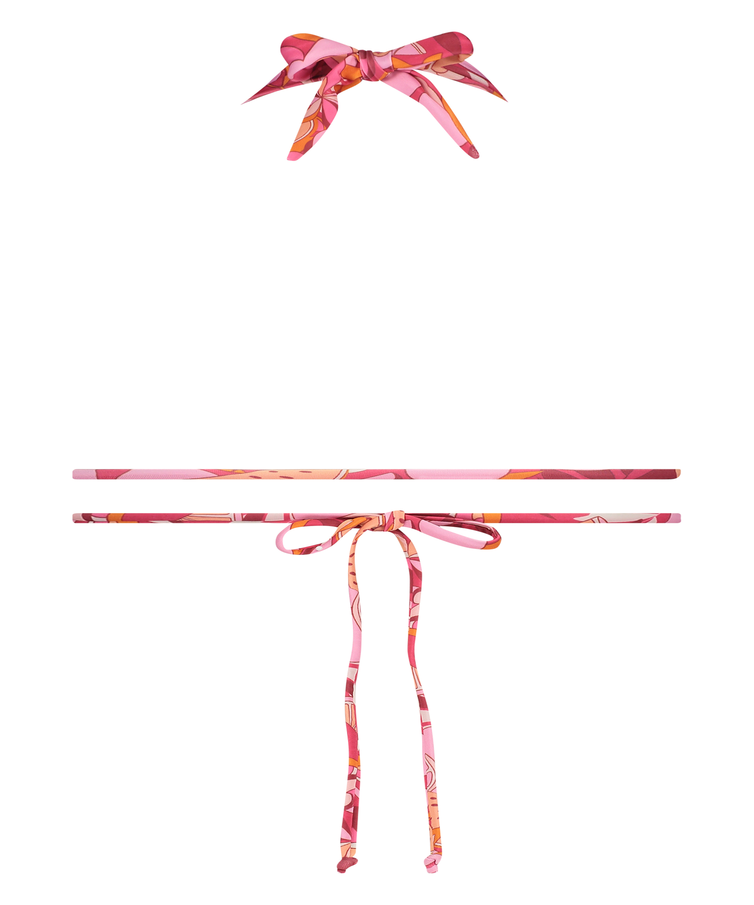 Top de bikini de tri&aacute;ngulo Miami, Rosa, main