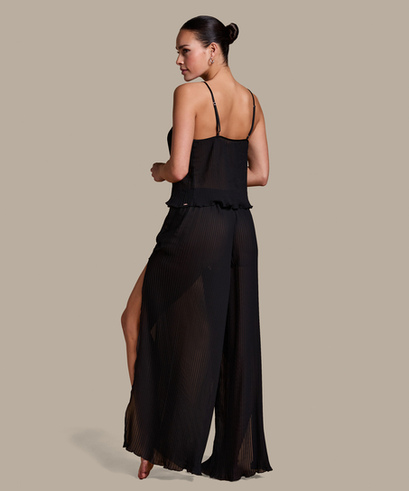 Pantalón plisado, Negro