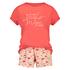 Conjunto de pijama corto, Rojo