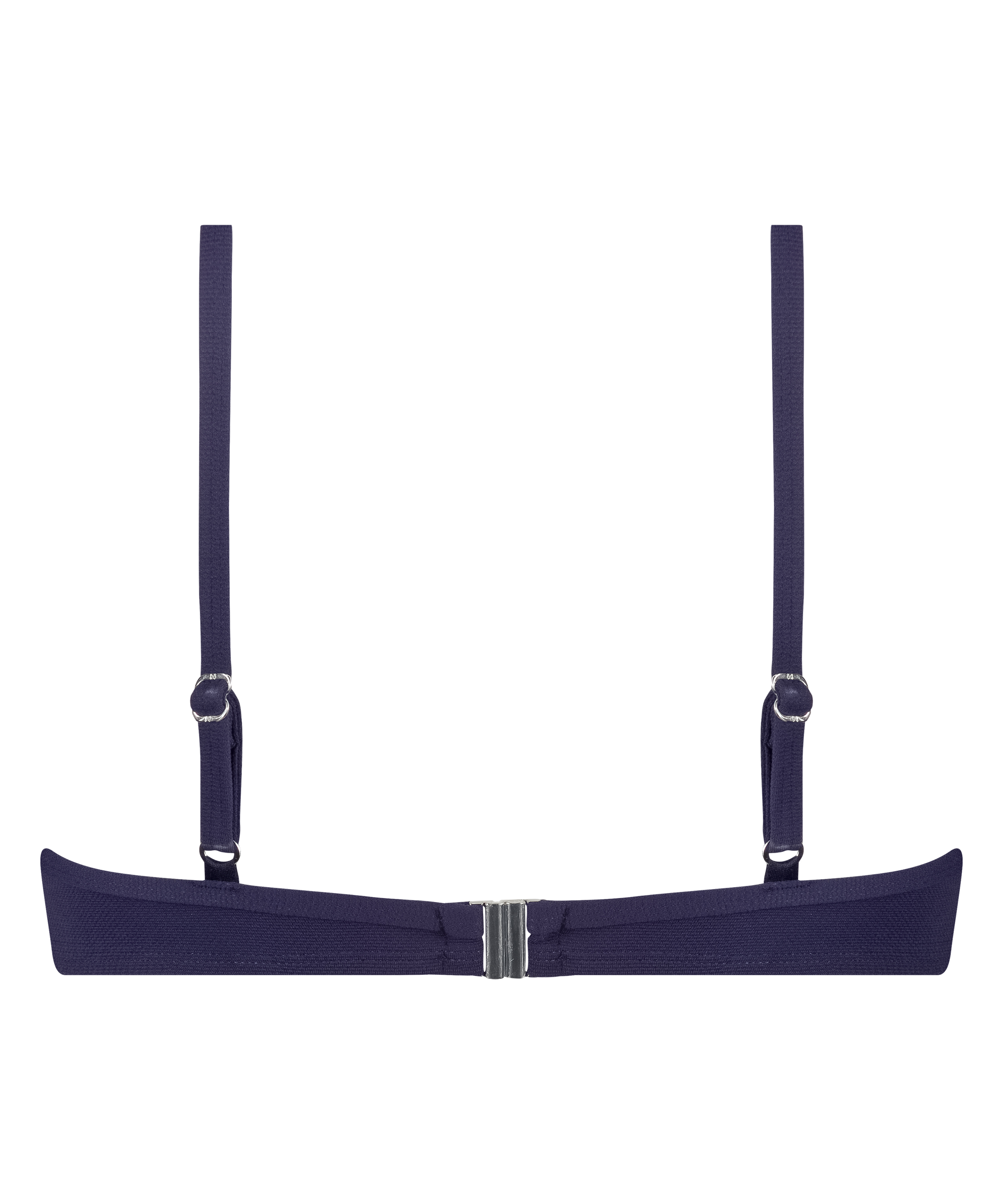 Top de bikini con aros preformado Scallop, Azul, main