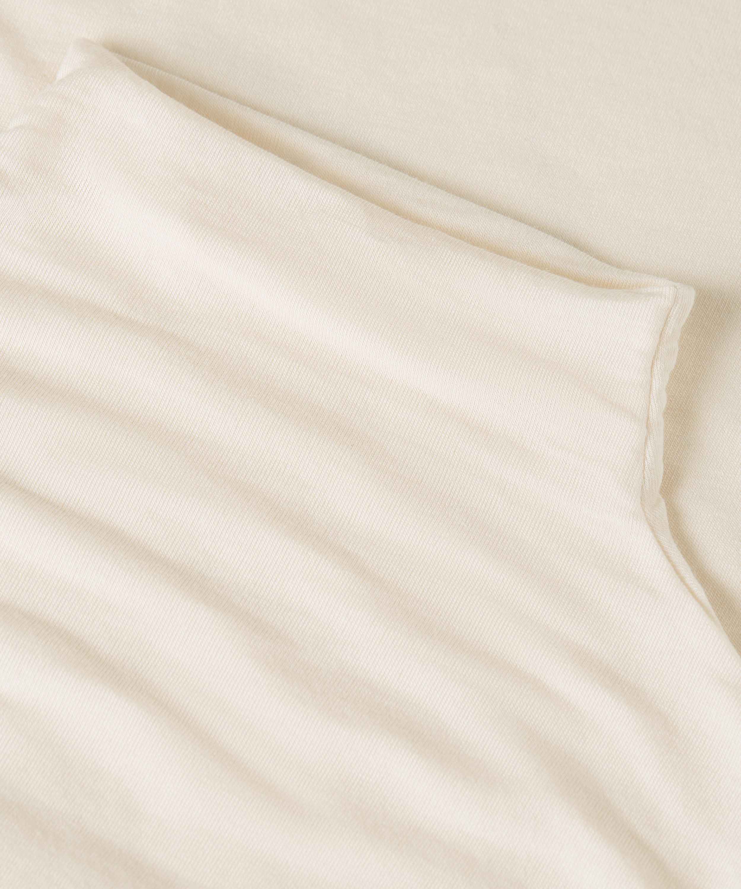 Camiseta de cachemir con cuello alto super suave, Blanco, main