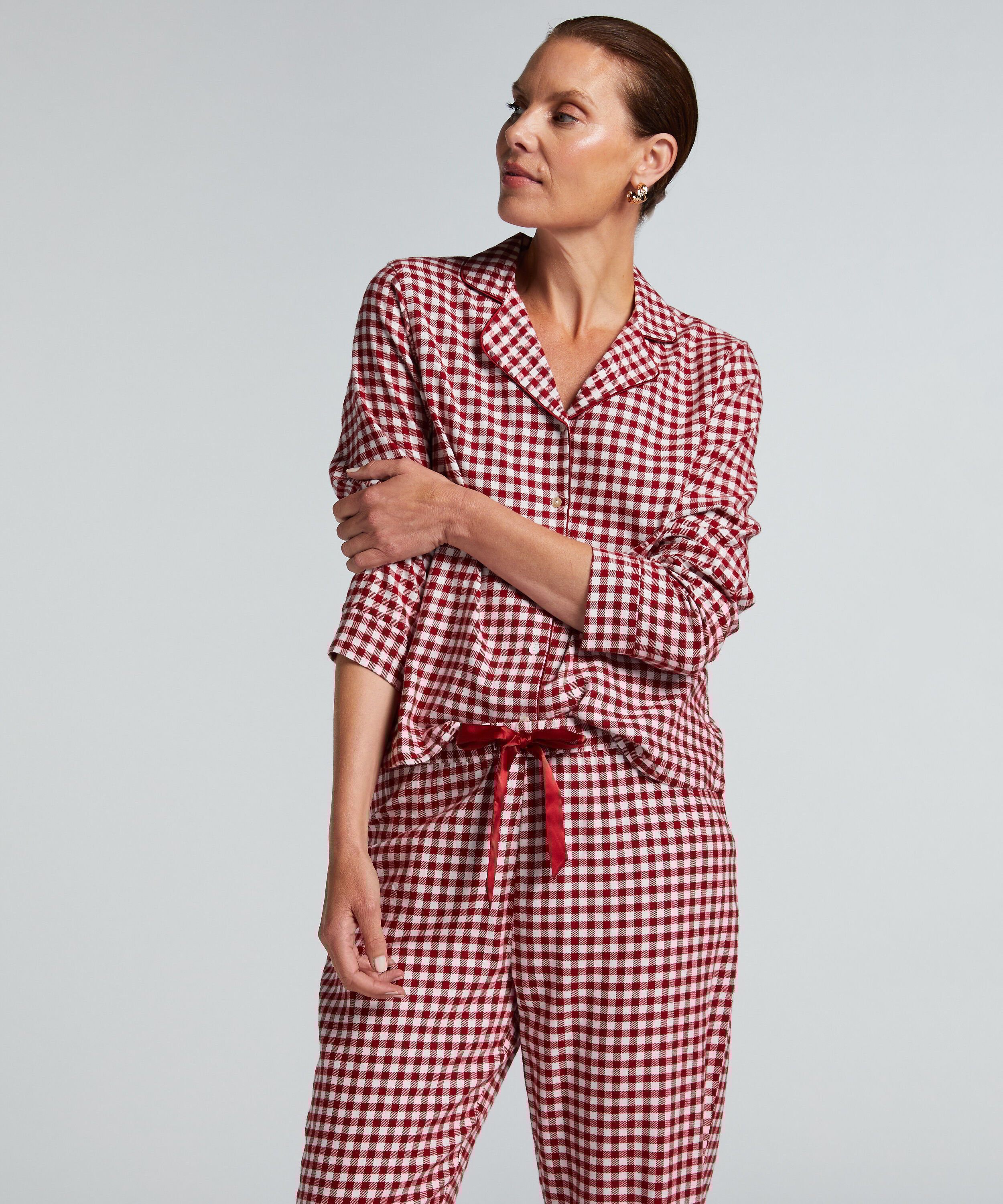 Conjunto de pijama Flannel, Rojo