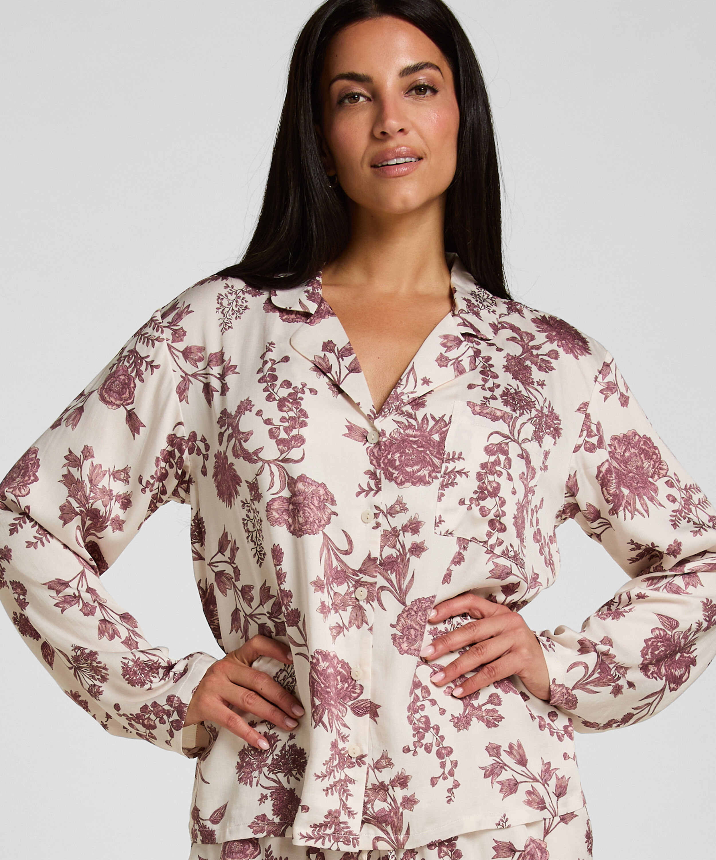 Chaqueta de Pijama Woven Print