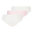 Lote de 3 braguitas brasile&ntilde;as invisibles, Blanco