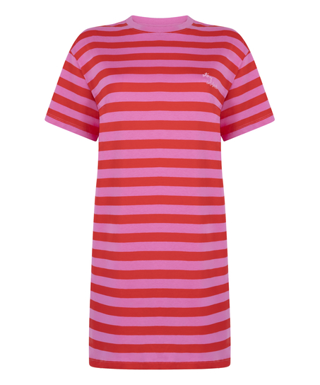 Camis&oacute;n de escote redondo, Rosa