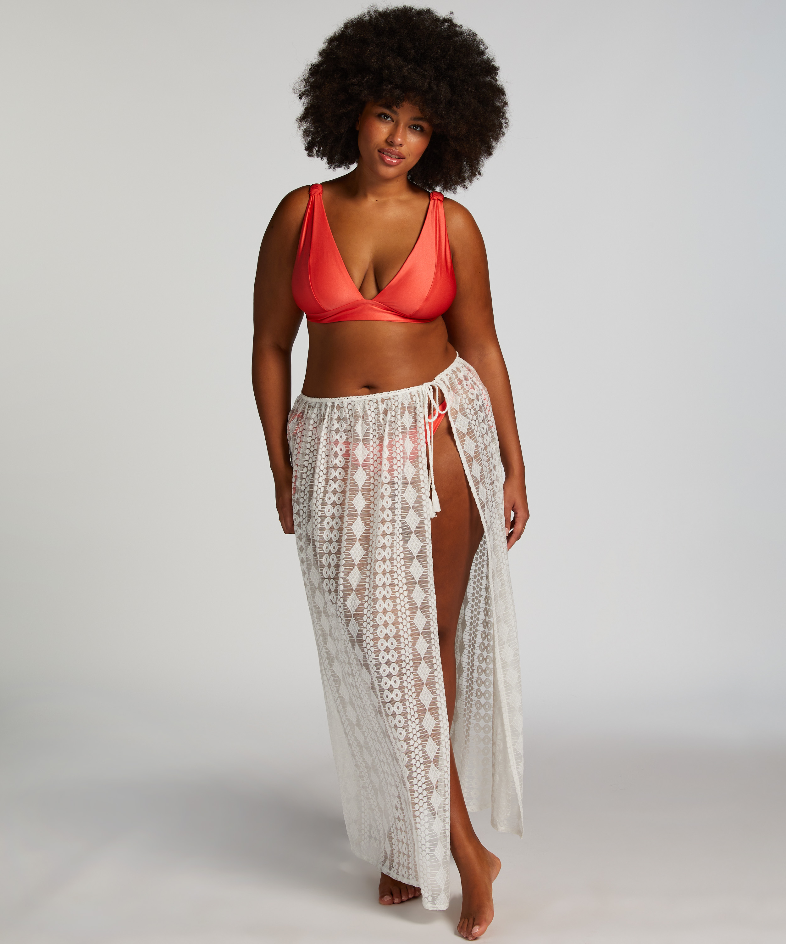 Falda de playa, Blanco, main