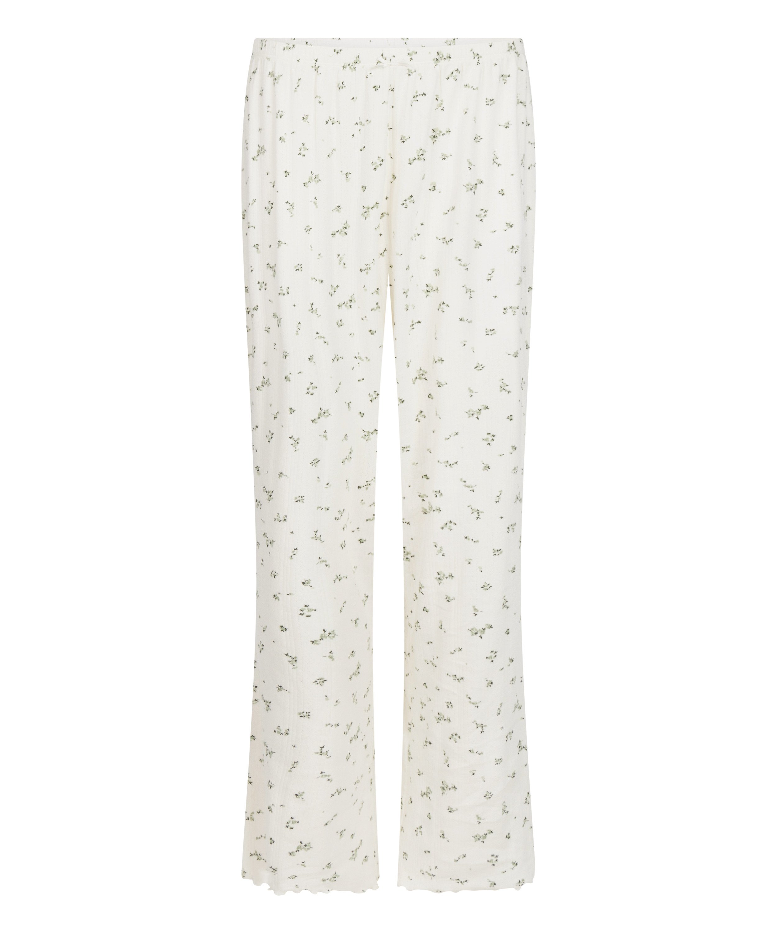 Pyjama Pant Loose Pointelle, Blanco, main