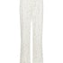 Pyjama Pant Loose Pointelle, Blanco