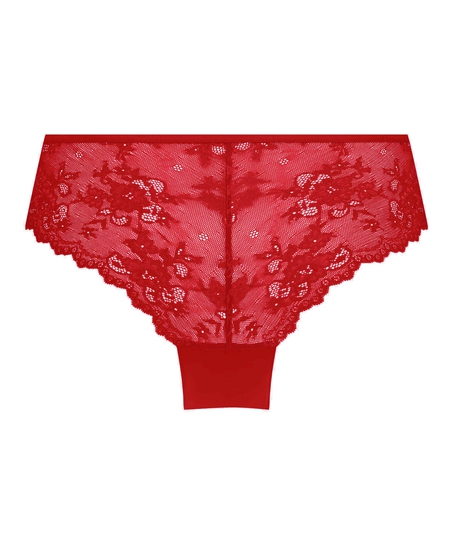 Brasile&ntilde;a Invisible Lace Back, Rojo