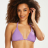 Top de bikini de triángulo Libby, Morado