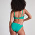 Braguita de Bikini Rio Scallop, Verde