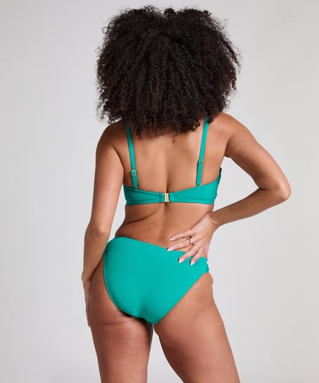 Braguita de Bikini Rio Scallop, Verde