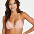 Bralette triangular preformado Rose, Rosa
