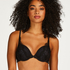 Sujetador maximizer con aros y relleno Elissa, Negro