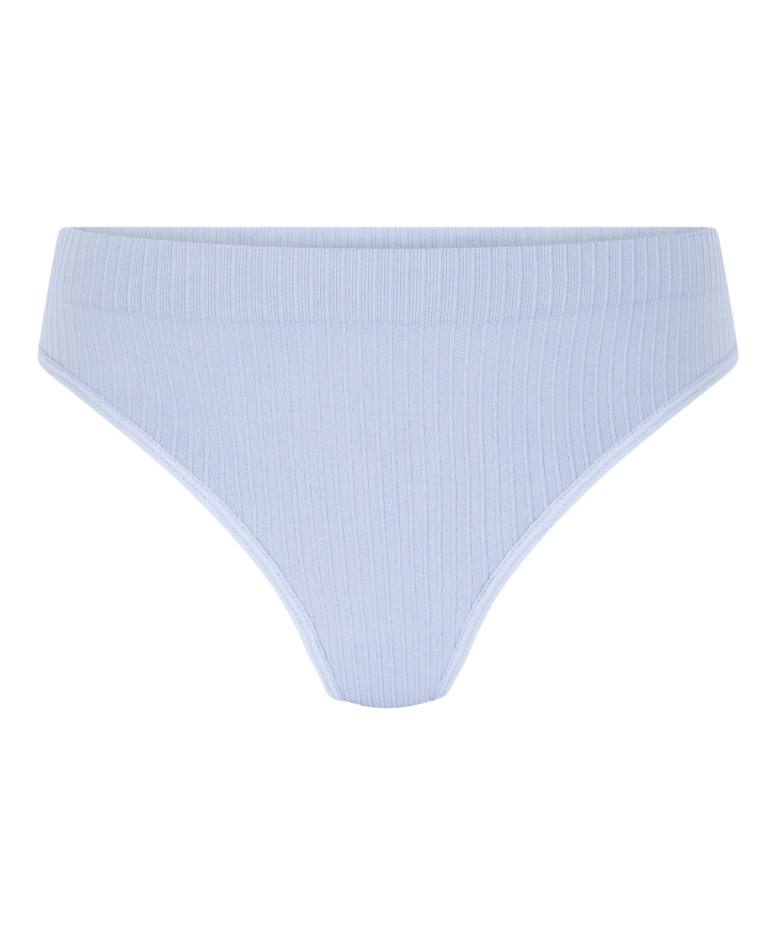 Tanga de tiro alto Dianne, Azul