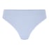 Tanga de tiro alto Dianne, Azul