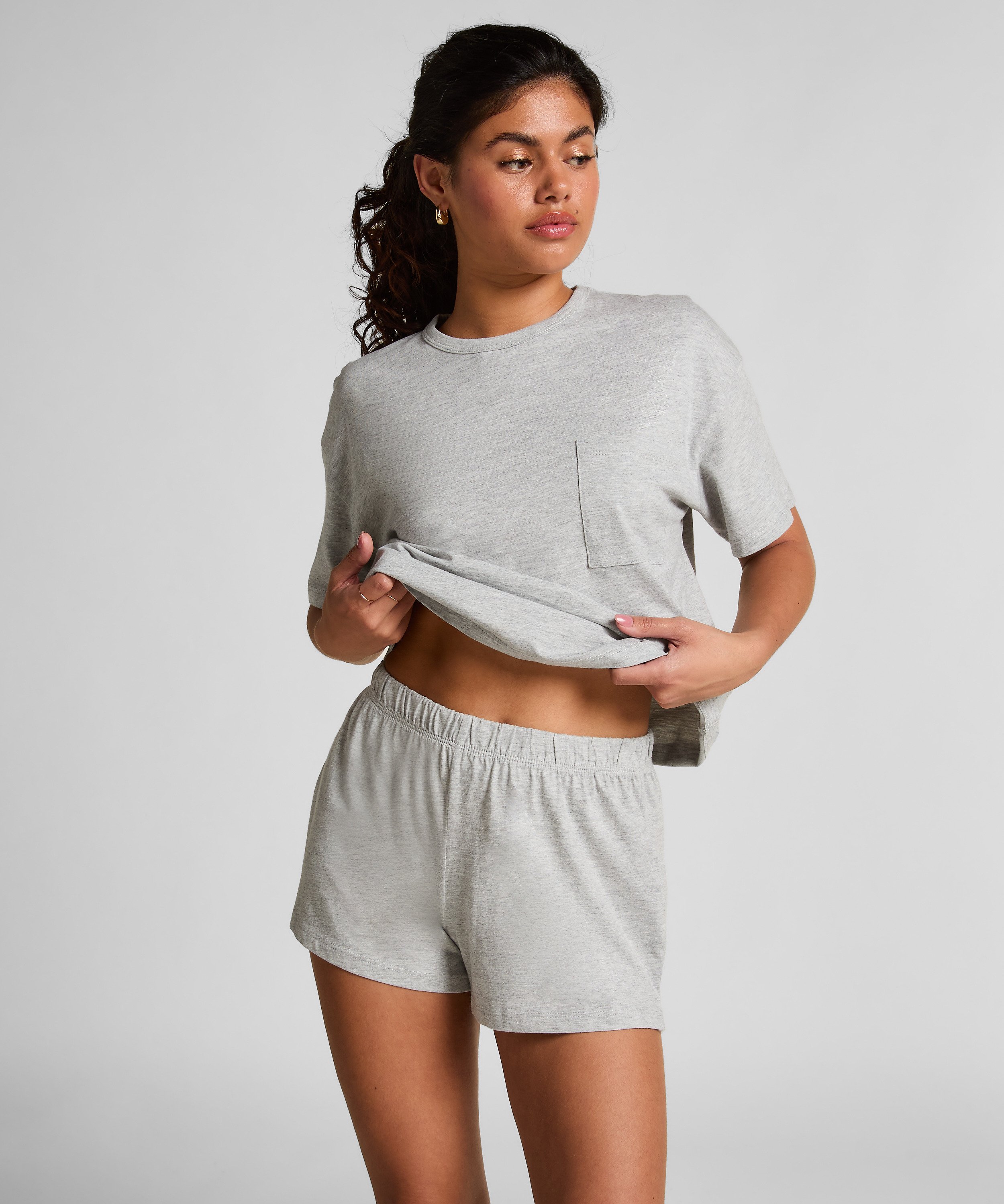 Conjunto de pijama, Gris, main