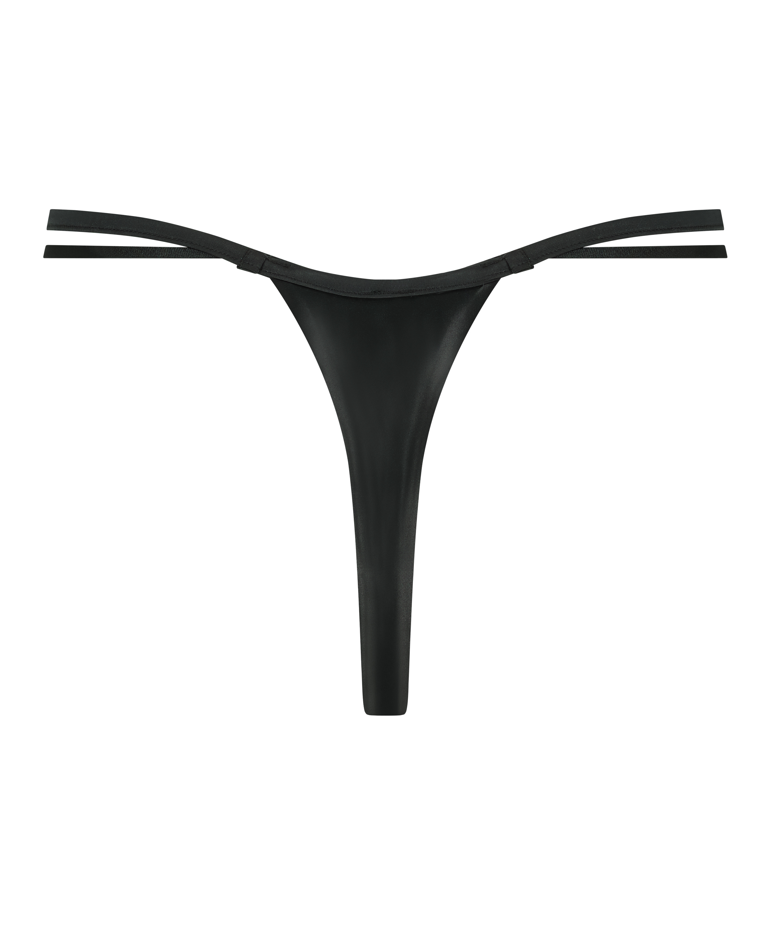 Tanga de tiro alto Domenica, Negro, main