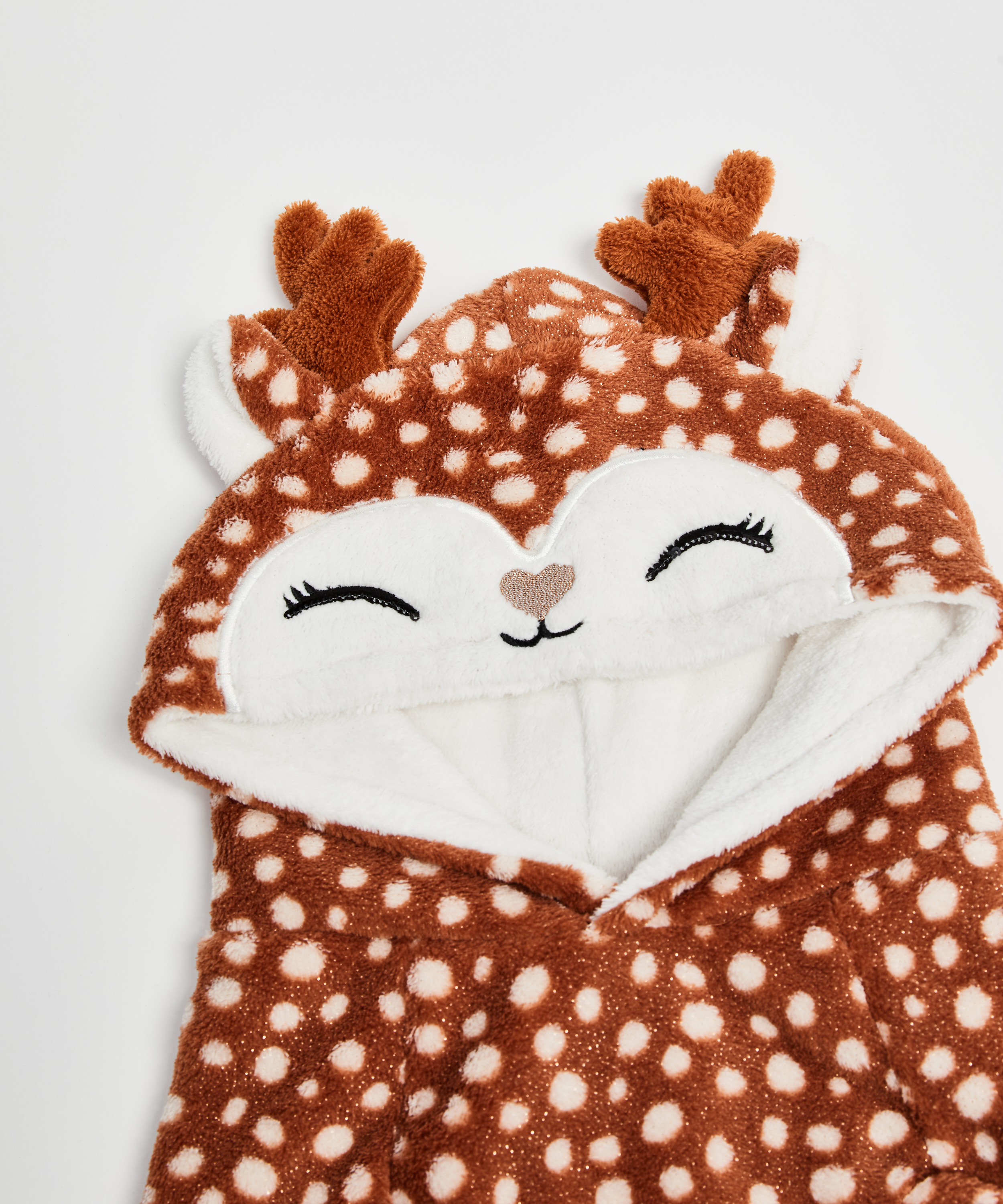 Mono forro polar para perro, Marr&oacute;n, main