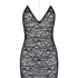 Vestido lencero Mireia, Negro