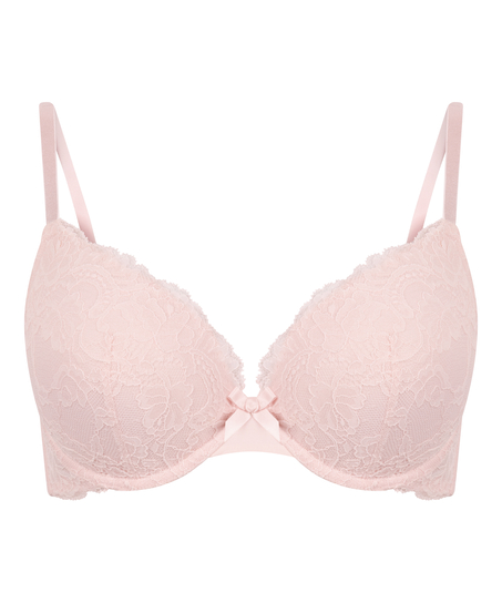 Sujetador push-up de aros preformado Teddy, Rosa