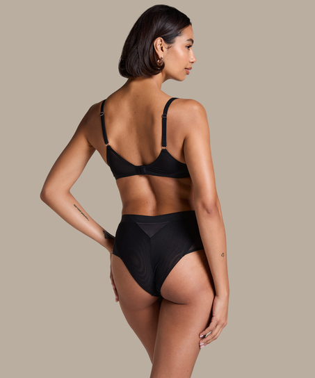 Brasileña de corte alto Essential, Negro