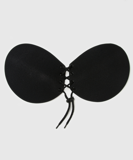 Sujetador push-up adhesivo, Negro