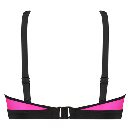 Top de bikini corto de HKMX, Negro
