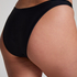Braguita de Bikini de Corte Alto Luna, Negro