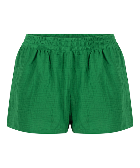Short de muselina, Verde