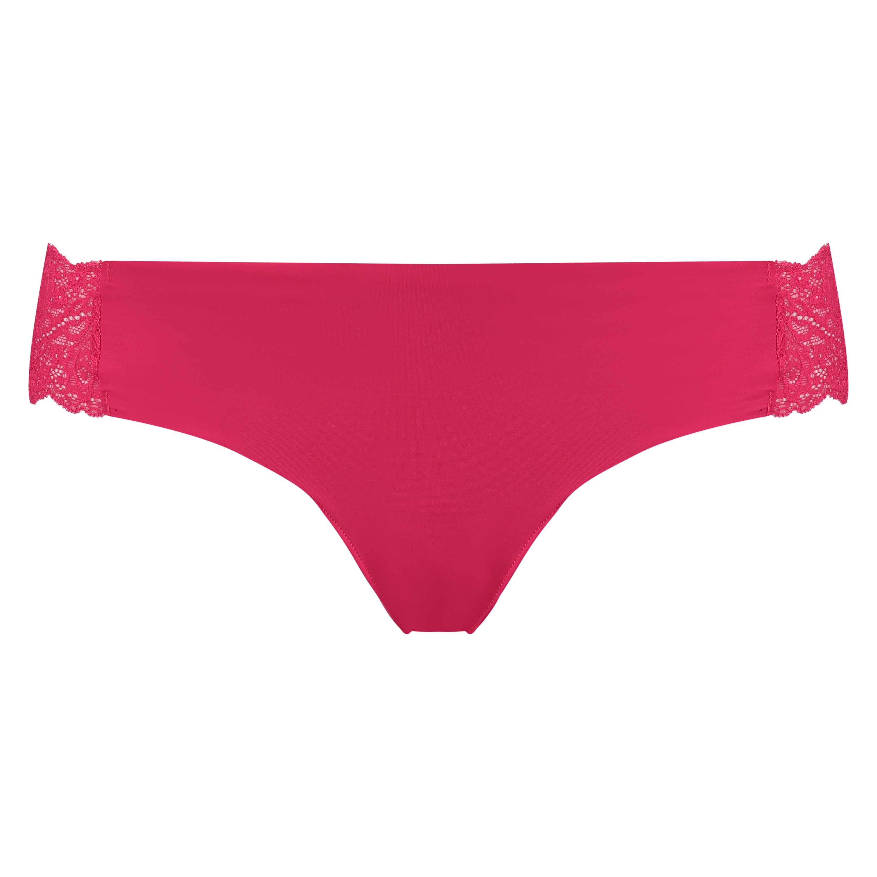 Tanga invisible de encaje, Rosa, main