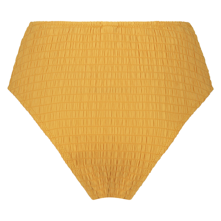 Braguita de bikini de corte alto Goldenrod, Amarillo