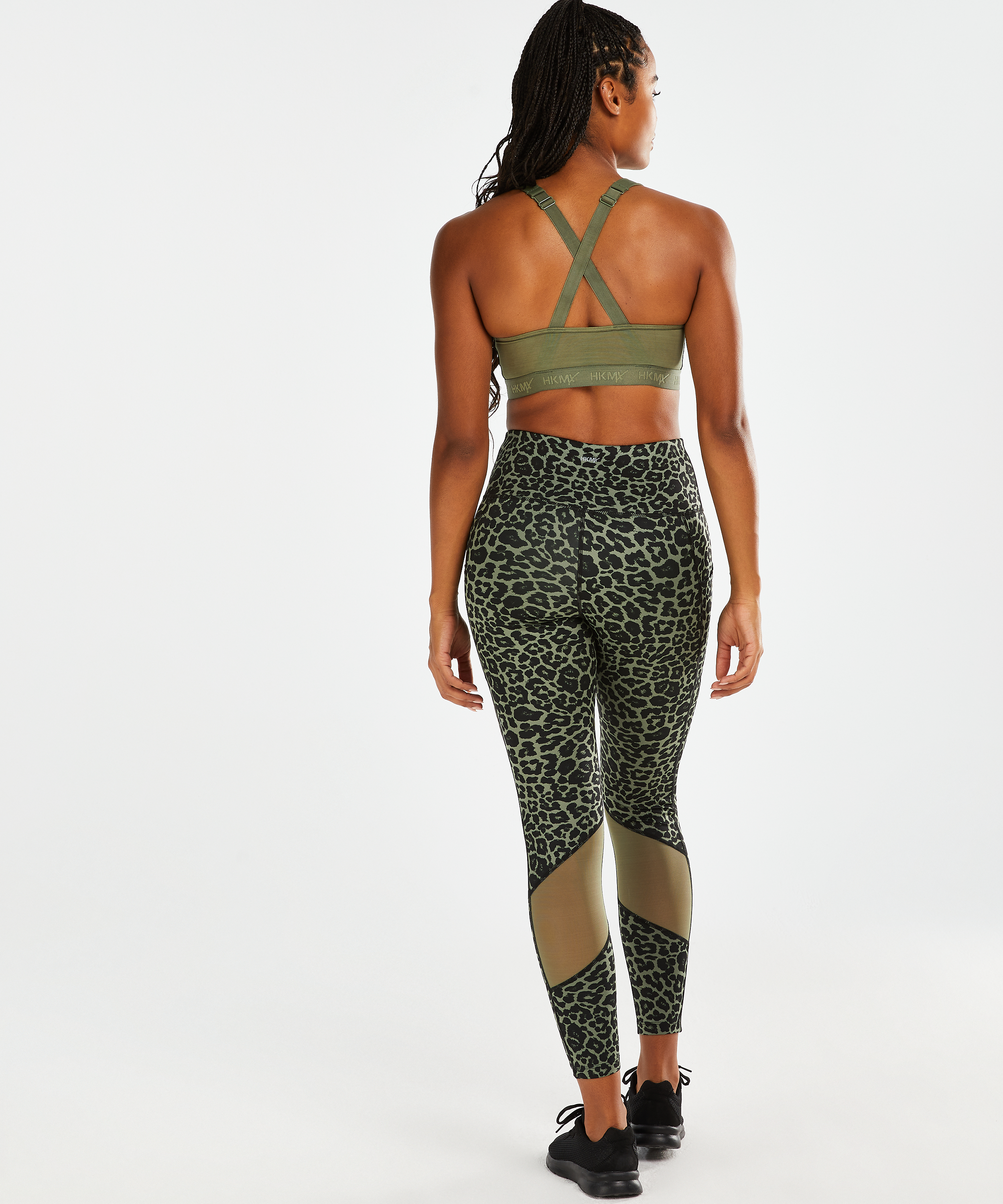 HKMX Sujetador deportivo The Pro de nivel 3, Verde, main