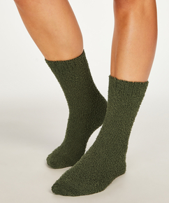 Calcetines Fluffy, Verde