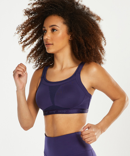 Sujetador deportivo HKMX The Elite de nivel 3, Azul
