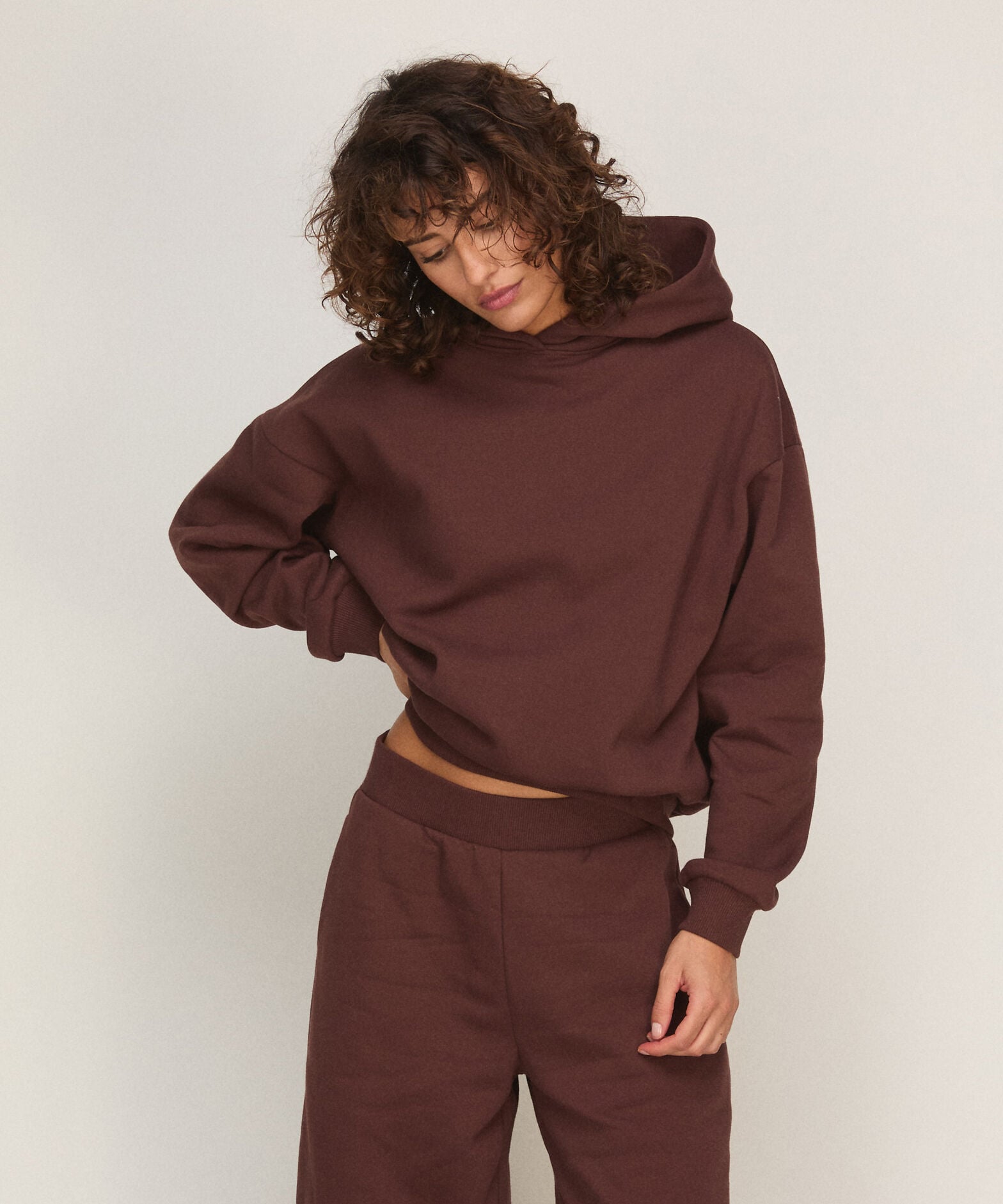 Sudadera con Capucha de Felpa Afelpada