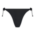 Pantalón de bikini y tanga Luxe, Negro