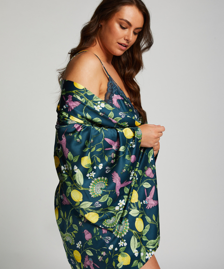 Kimono Satin, Azul