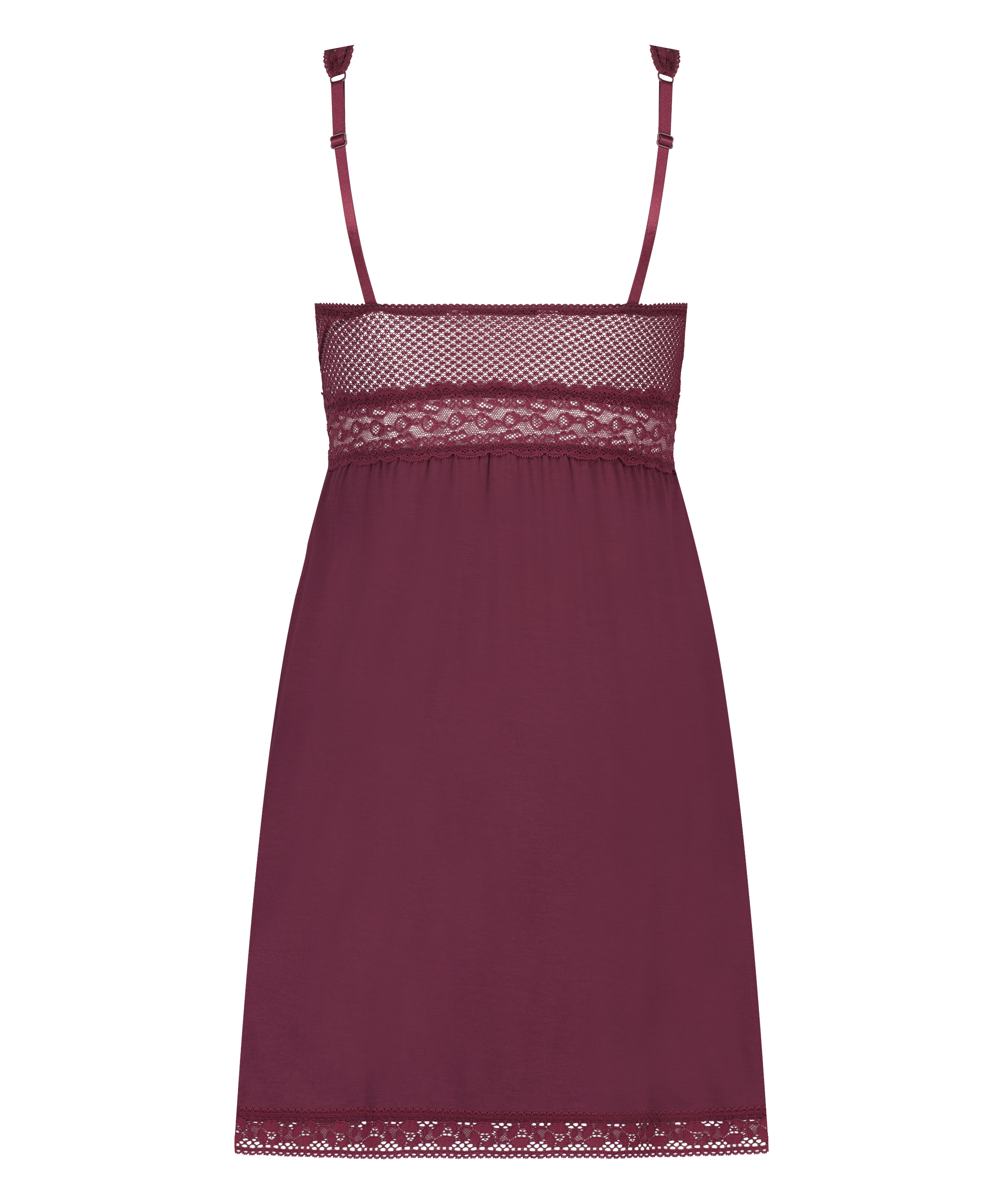 Vestido lencero Jersey Grafic Lace, Morado, main