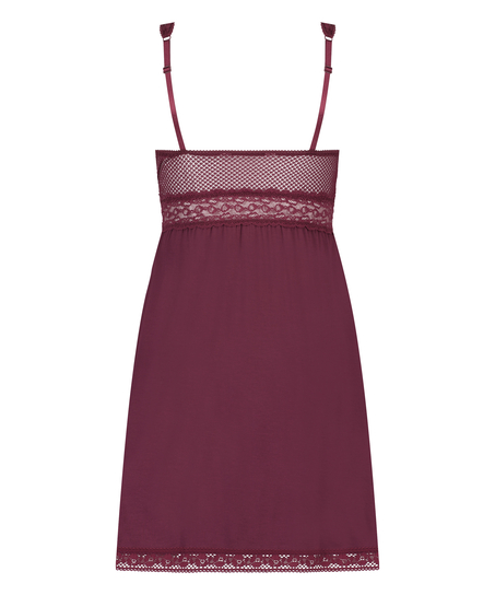 Vestido lencero Jersey Grafic Lace, Morado
