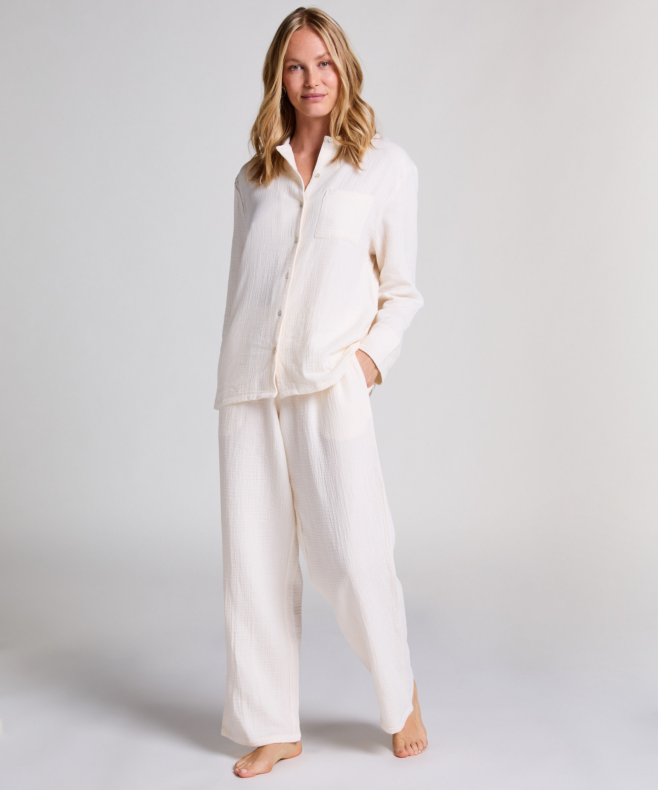 Chaqueta de muselina, Blanco