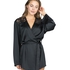 Kimono Hammered satin, Negro