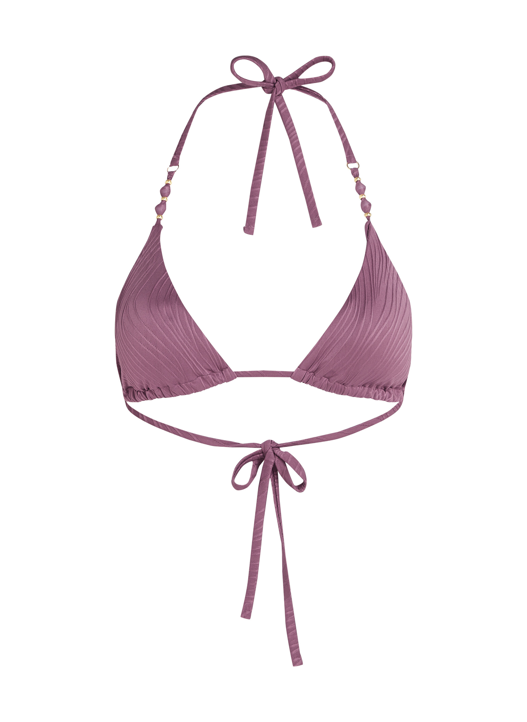 Top de bikini triangular Cozumel, Morado